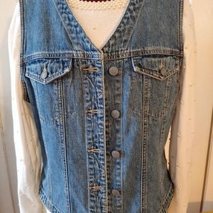Denim Jean Vest American Eagle Jeans Vintage